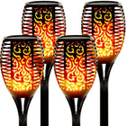 Set 4 Lampi Solare Efect Flacara