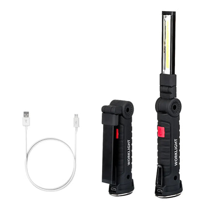 Lanterna Pliabila LED cu Magnet si Rotatie