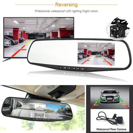 Camera Auto Oglinda Dubla FULL-HD