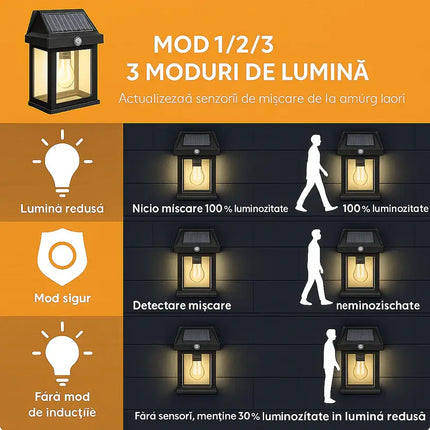 Set 6 Lămpi Solare Premium „Vintage Style”