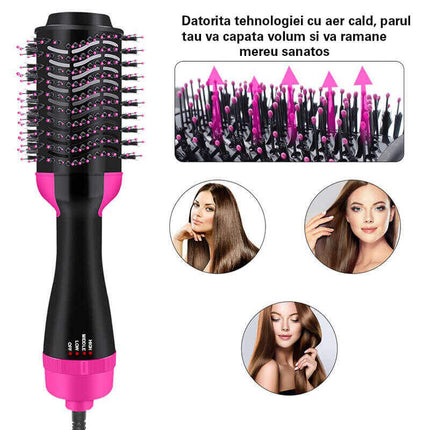 Perie electrica 2 in 1 pentru Uscare & Volum