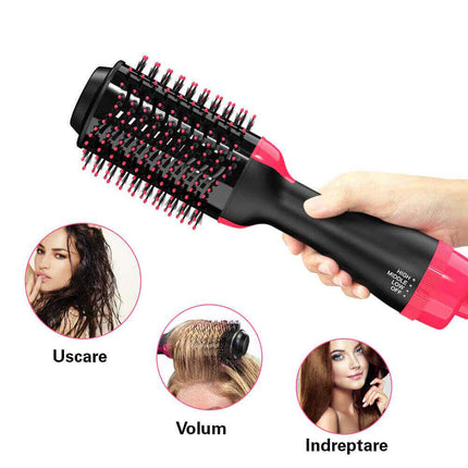Perie electrica 2 in 1 pentru Uscare & Volum