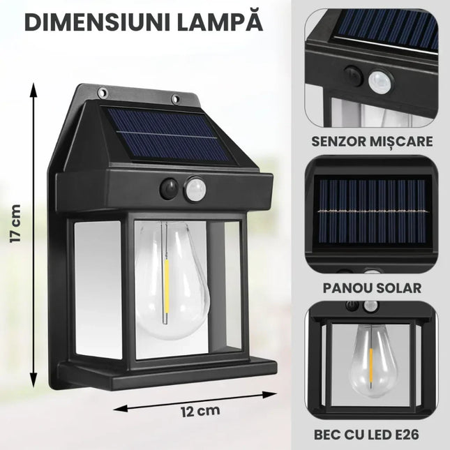 Set 6 Lămpi Solare Premium „Vintage Style”
