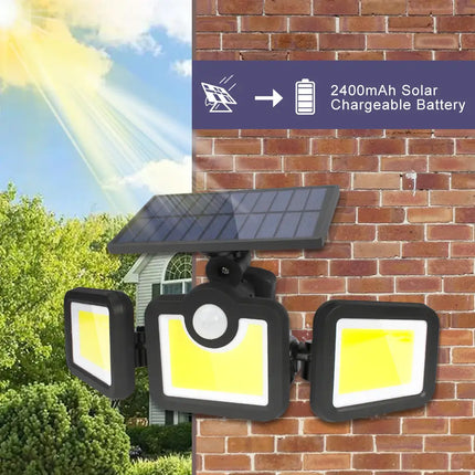 Proiector LED Reversibil cu Incarcare Solara