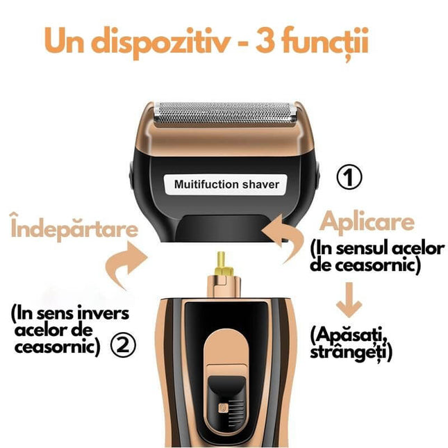 Aparat de tuns profesional 3 in 1
