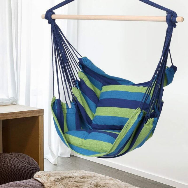 Hamac tip scaun pentru picnic cu perne incluse
