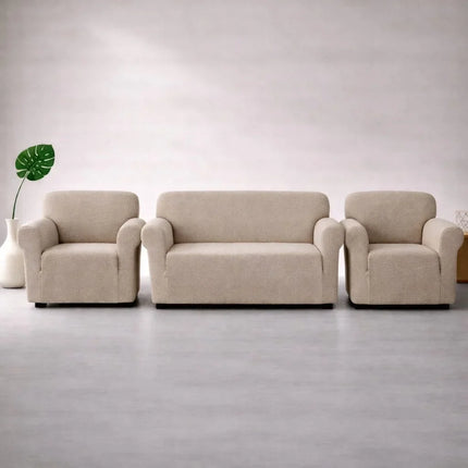 Set Huse Elastice Canapea 3 Locuri + 2 Huse Fotolii