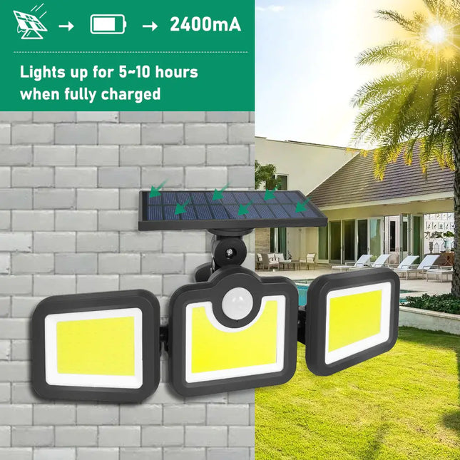 Proiector LED Reversibil cu Incarcare Solara