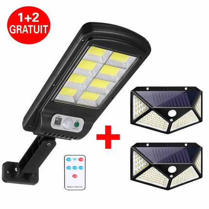 Lampa Solara Stradala + 2 Lampi de perete