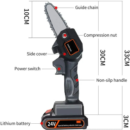 Mini fierastrau electric cu acumulator 24V