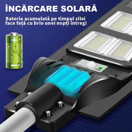 Lampa LED cu Incarcare Solara 50/90/120/300W