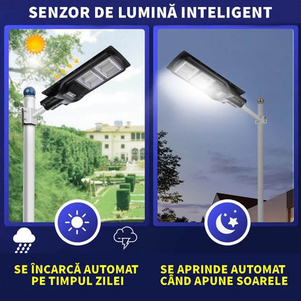 Lampa LED cu Incarcare Solara 50/90/120/300W