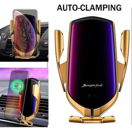 Suport Auto cu Incarcator Wireless Fast Charge