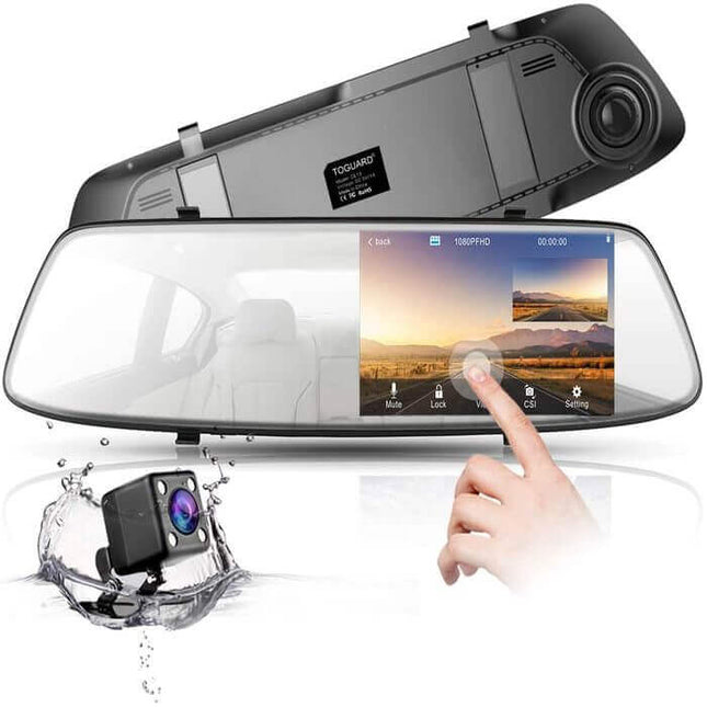 Camera Auto Oglinda Dubla Touch-Screen Full-HD G605